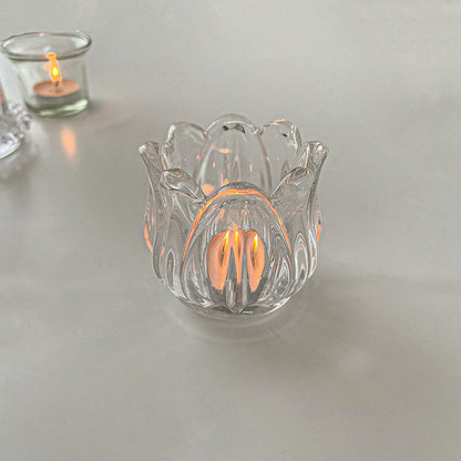 Lighteme Tulip Glass Candle Holder