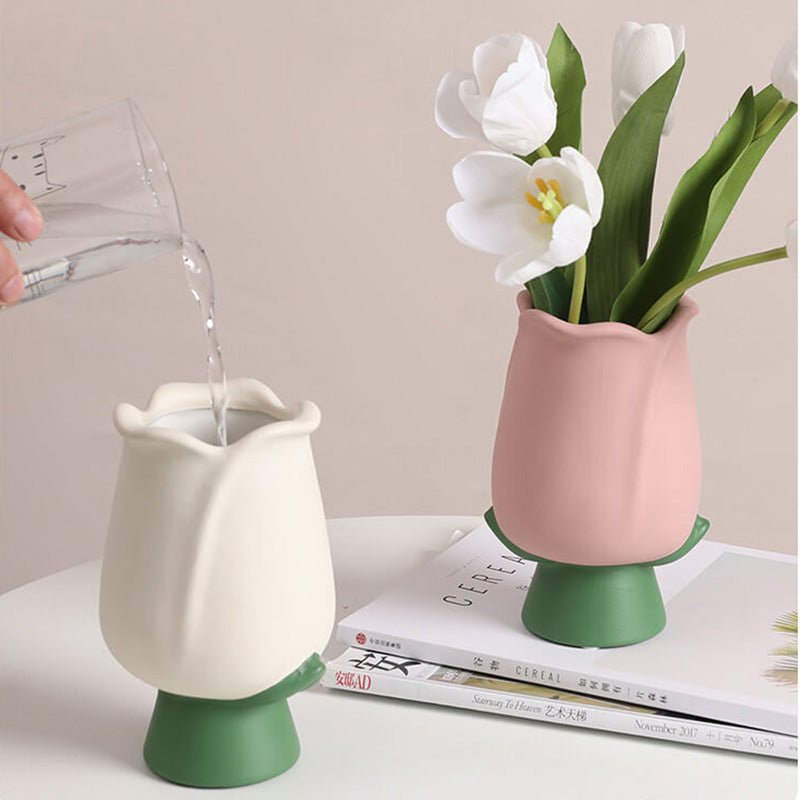 Lighteme – Tulpenförmige Keramikvase