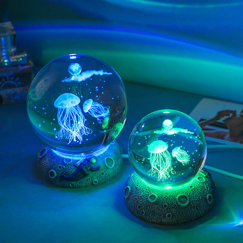 Veilleuse boule de cristal Lighteme Underwater World