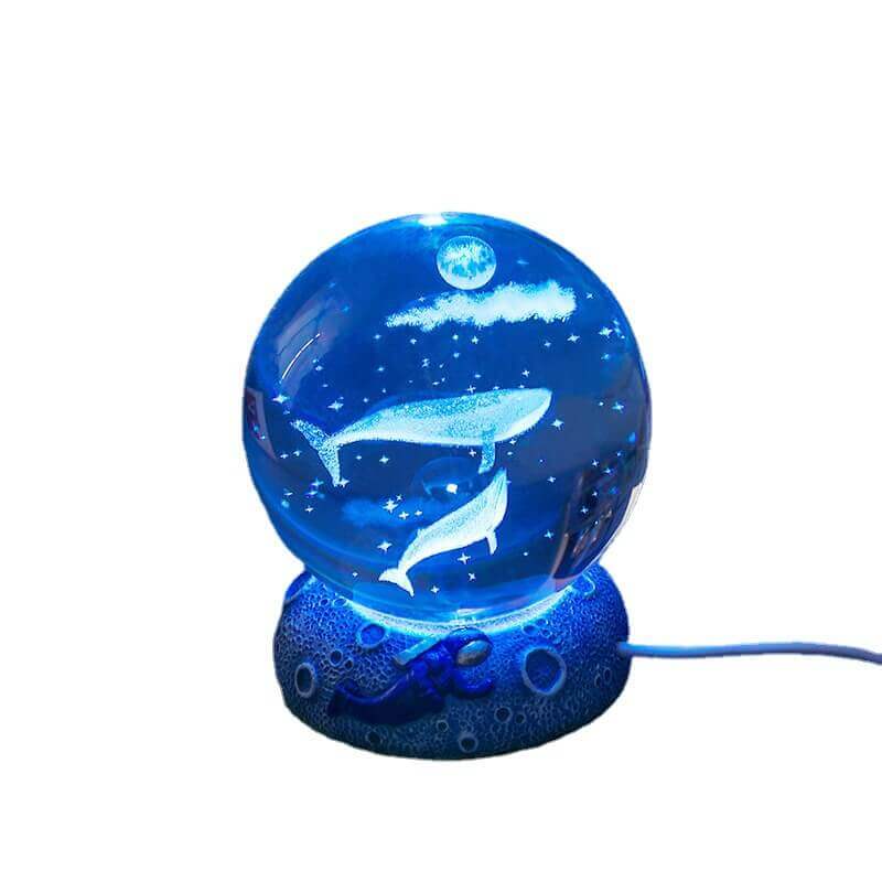 Veilleuse boule de cristal Lighteme Underwater World