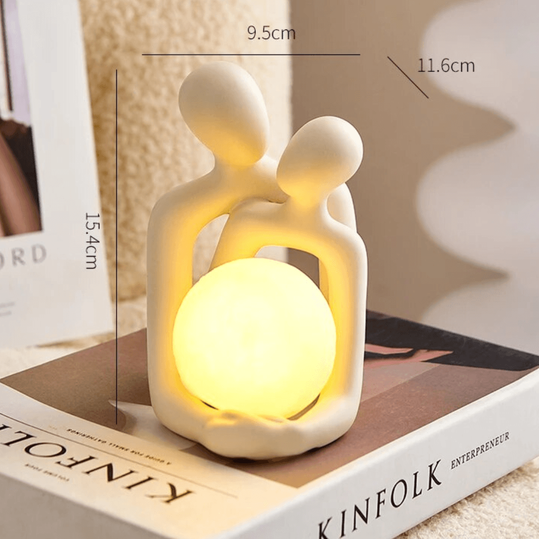 Sculpture de couple de style nordique Lighteme
