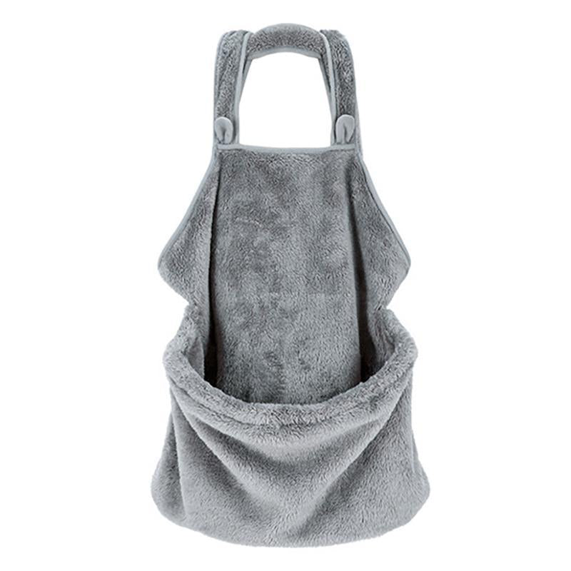Lighteme Samtweiche Katzen-Schlafschürze, lässige Ausgehtasche