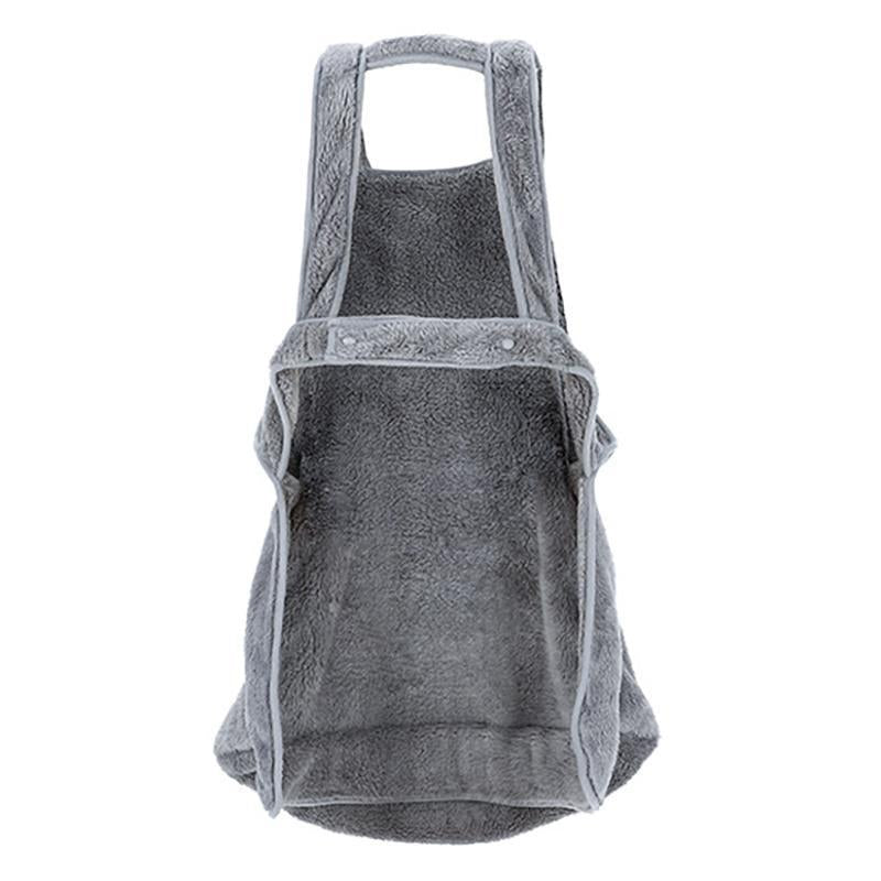 Lighteme Samtweiche Katzen-Schlafschürze, lässige Ausgehtasche
