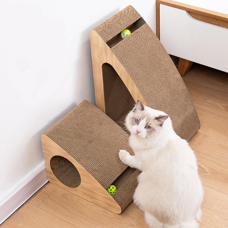 Table à griffer verticale Lighteme pour chat (2 modèles)