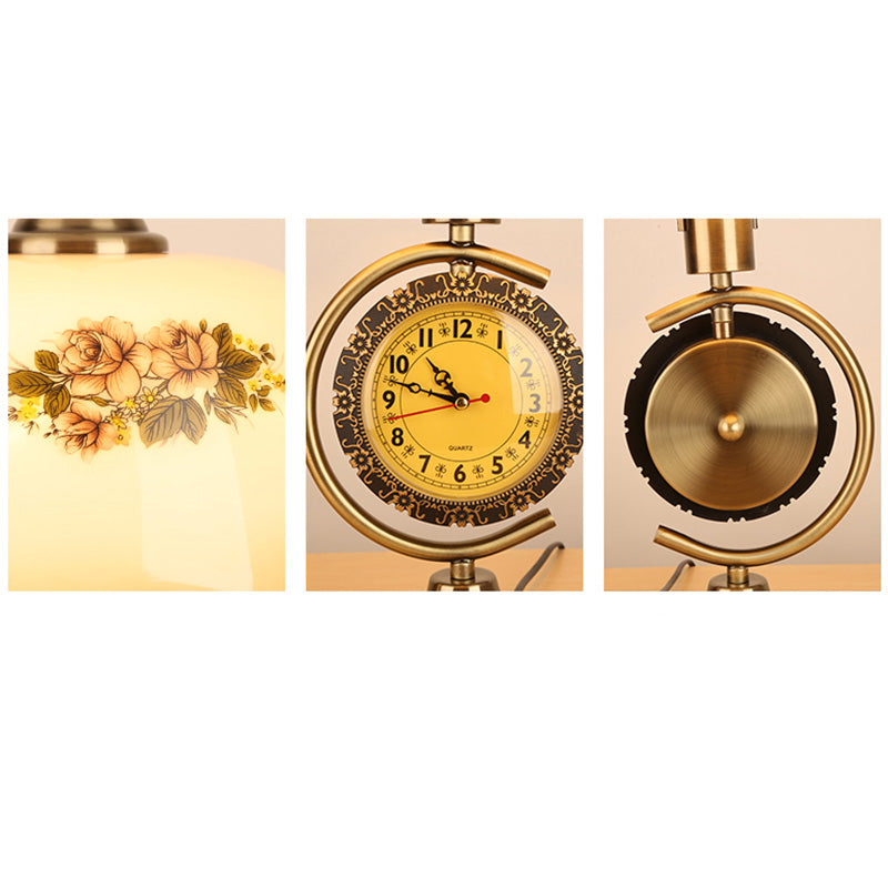 Lighteme Vintage Clock Desk Lamp