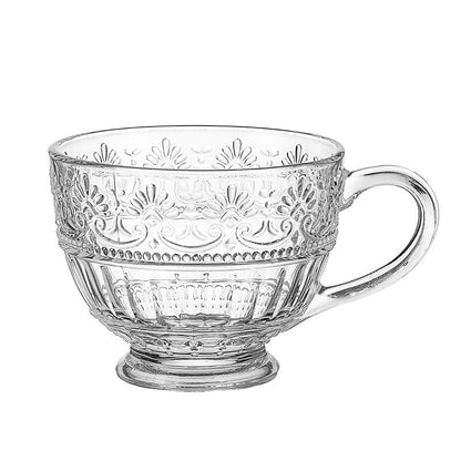 Lighteme Vintage Embossed Glass Cup