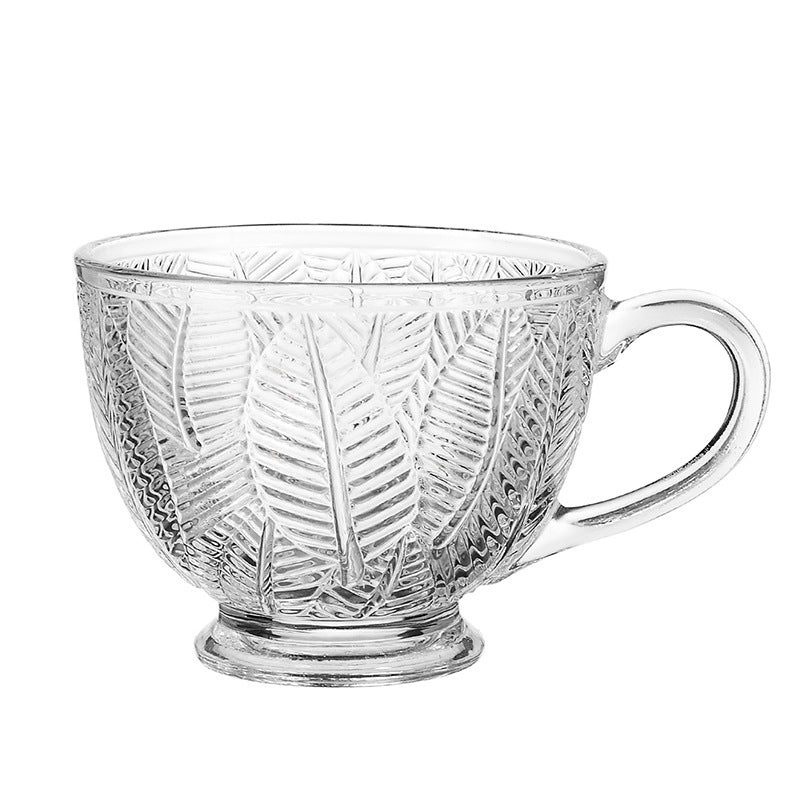 Lighteme Vintage Embossed Glass Cup