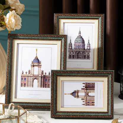 Cadre photo vintage en relief Lighteme