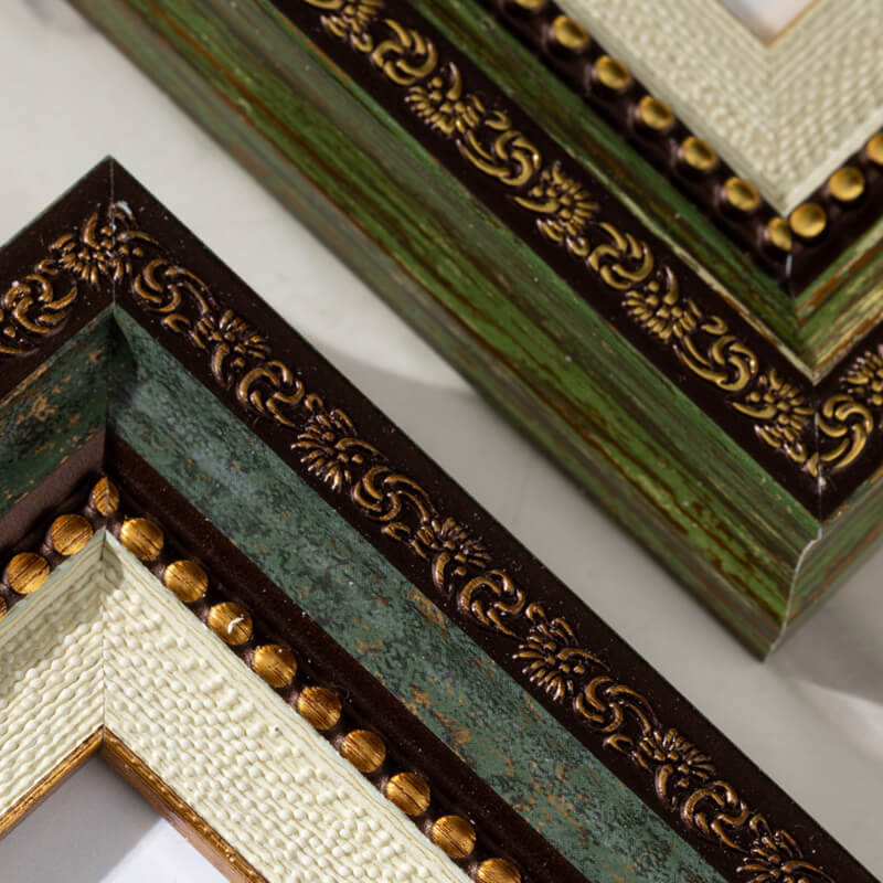 Cadre photo vintage en relief Lighteme