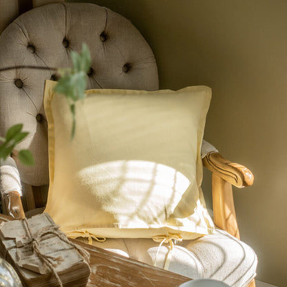 Housse de coussin en coton à motif floral vintage Lighteme