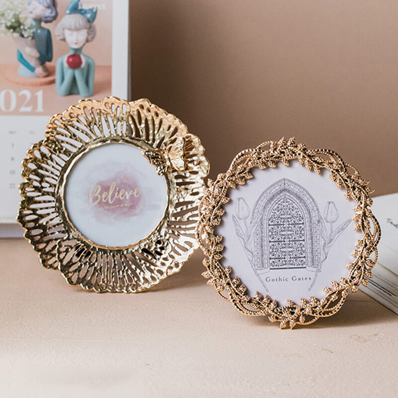 Cadre photo fleur vintage Lighteme