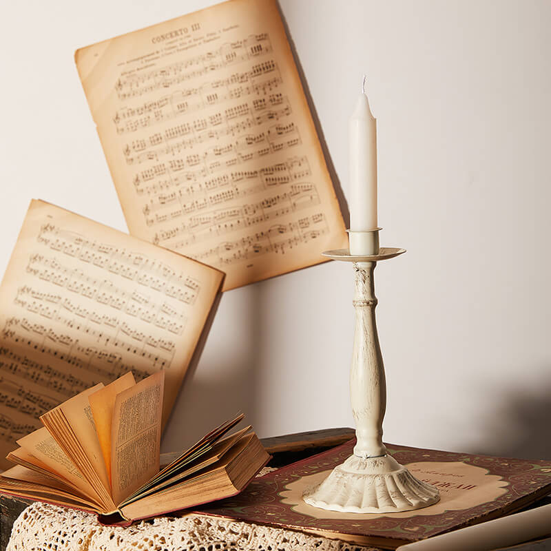 Bougeoir en fer vintage Lighteme