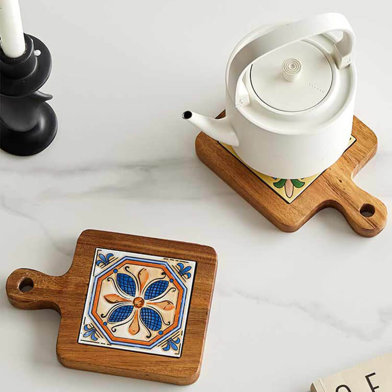 Set de table en céramique à motif vintage Lighteme