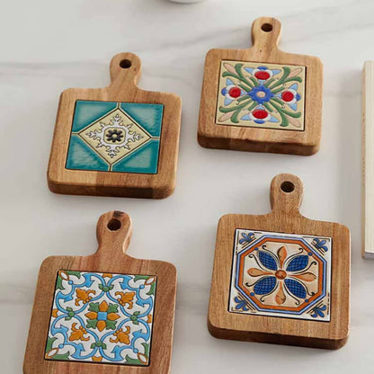 Set de table en céramique à motif vintage Lighteme