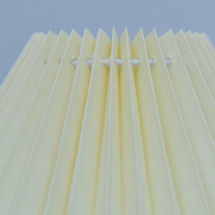 Lighteme Vintage Pleated Fan Table Lamp