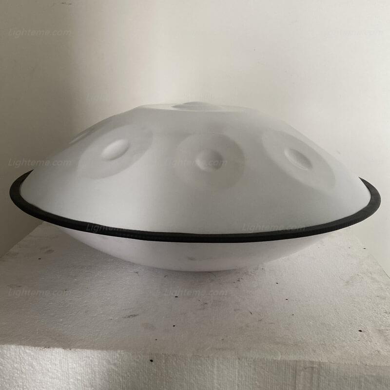 Lighteme Handmade HandPan Drum D Minor Amara Scale 22 Inch 9 Notes High-end Stainless Steel, Available in 432 Hz and 440 Hz