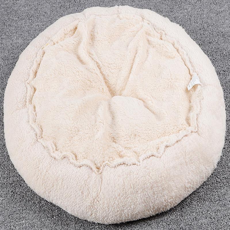 Lighteme Warmes, weiches, rundes Schlafnest für Haustiere (4 Farben &amp; 2 Größen)