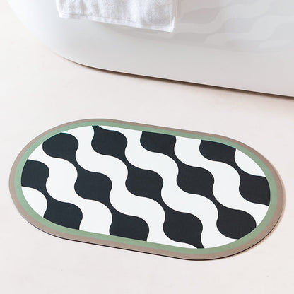 Lighteme Wave Diatom Mud Bath Mat