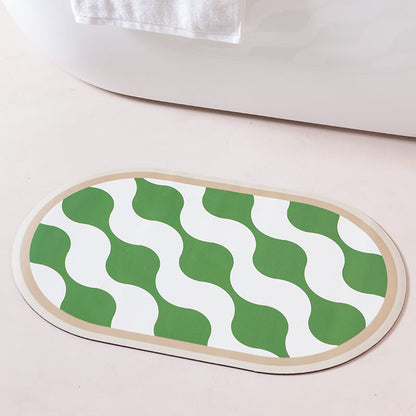 Lighteme Wave Diatom Mud Bath Mat