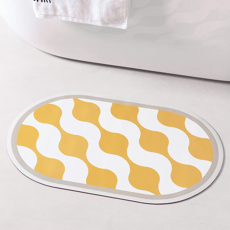 Lighteme Wave Diatom Mud Bath Mat