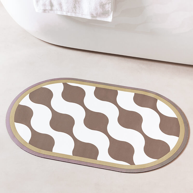 Lighteme Wave Diatom Mud Bath Mat