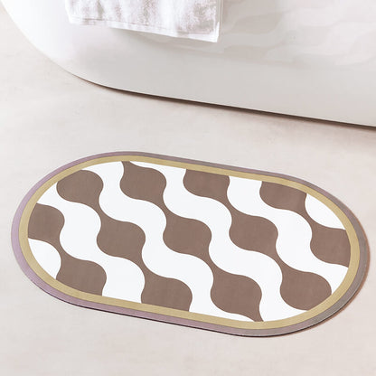 Lighteme Wave Diatom Mud Bath Mat