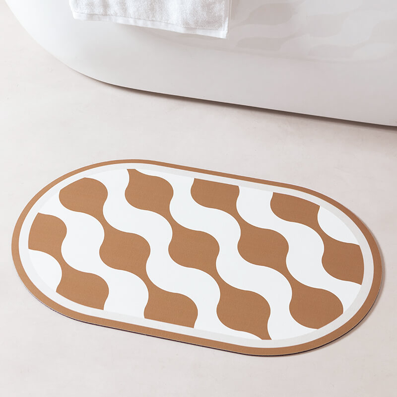 Lighteme Wave Diatom Mud Bath Mat