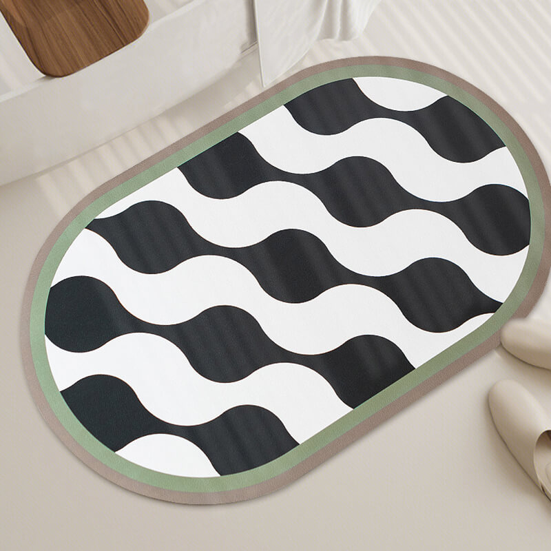 Lighteme Wave Diatom Mud Bath Mat