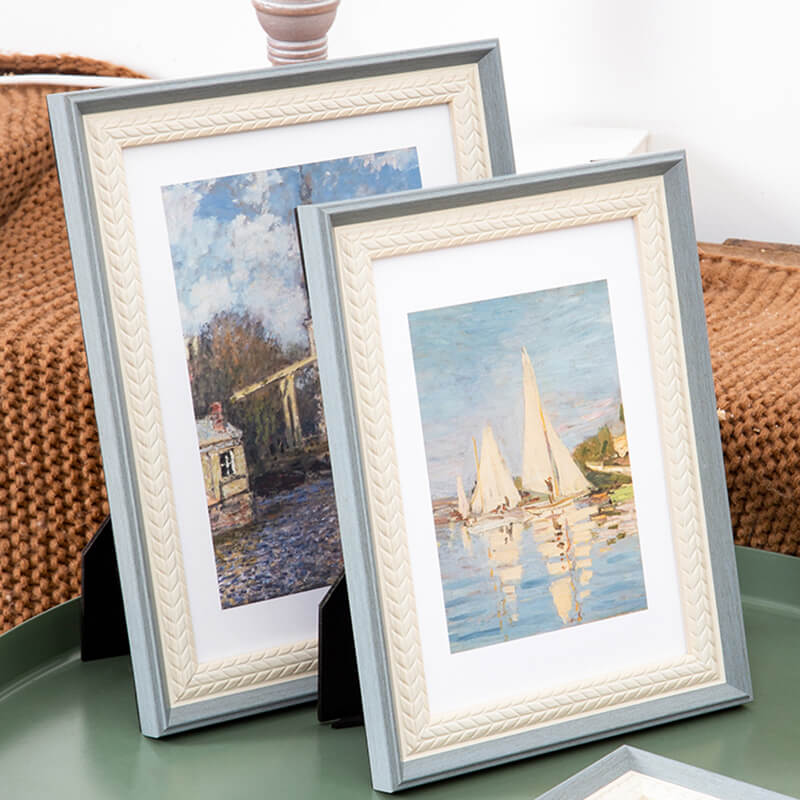 Cadre photo texturé Lighteme en forme de tige de blé