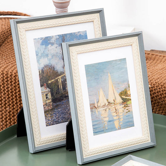 Cadre photo texturé Lighteme en forme de tige de blé