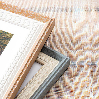 Cadre photo texturé Lighteme en forme de tige de blé