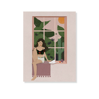 Lighteme Window Canvas Art Painting