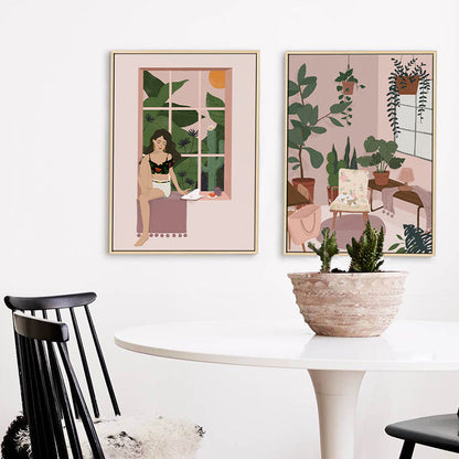 Lighteme Window Canvas Art Painting