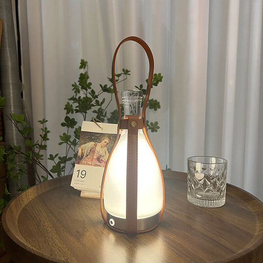 Lampe de table bouteille de vin Lighteme