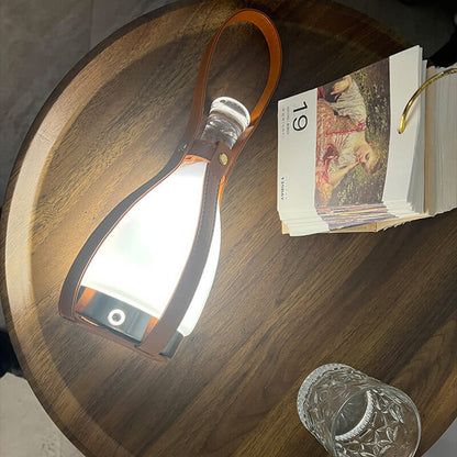 Lampe de table bouteille de vin Lighteme