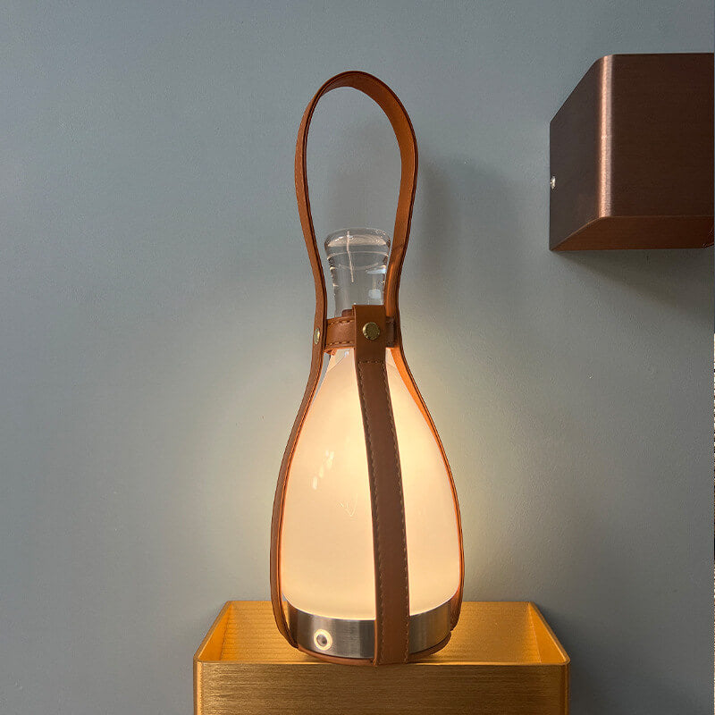 Lampe de table bouteille de vin Lighteme