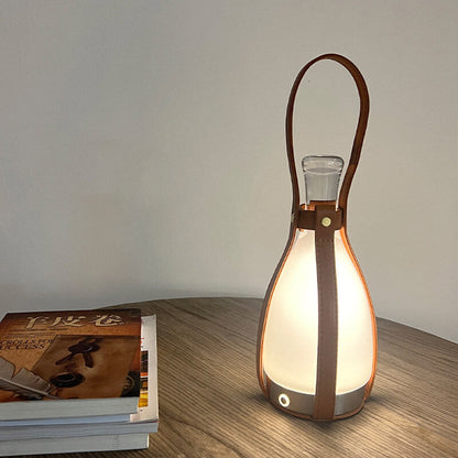 Lampe de table bouteille de vin Lighteme