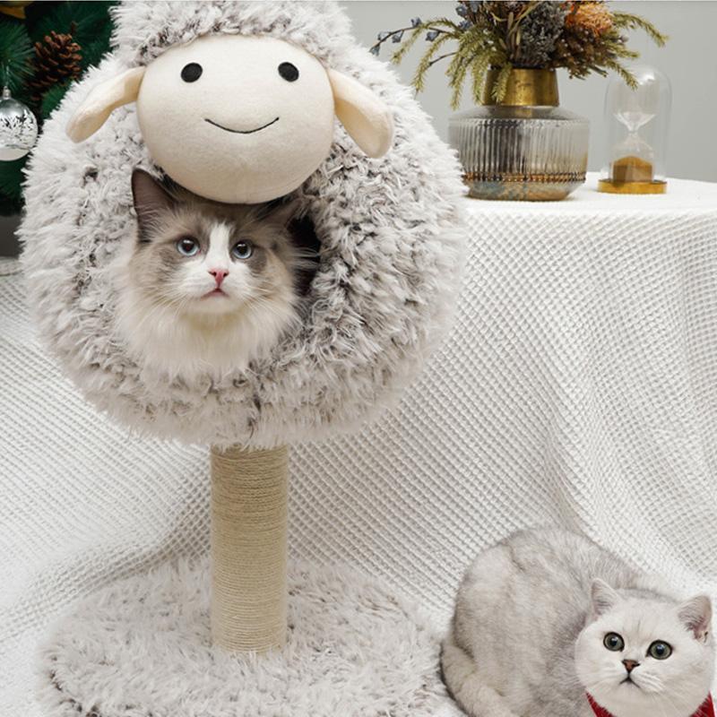 Arbre à chat Lighteme Winter Lamb Shape (2 modèles)