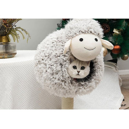 Arbre à chat Lighteme Winter Lamb Shape (2 modèles)