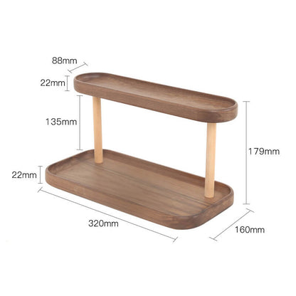 Lighteme Schmuckregal aus Holz für den Schreibtisch