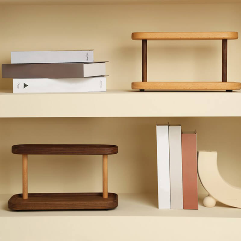 Lighteme Schmuckregal aus Holz für den Schreibtisch