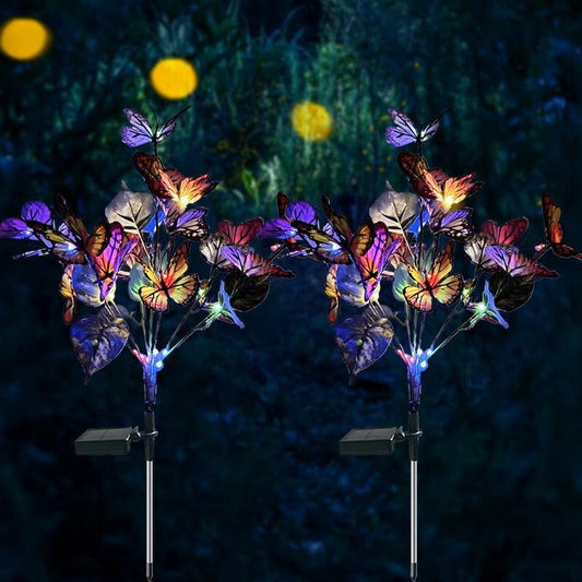 Fleur papillon lumineuse Lighteme Une décoration unique pour votre jardin !
