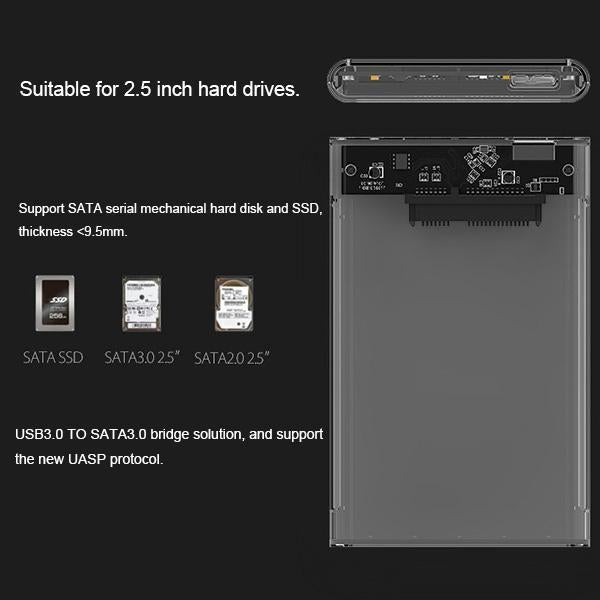 Boîtier convertisseur de disque dur portable Lighteme