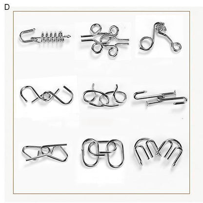 Maillon Lighteme à neuf anneaux entrelacés (7 types)