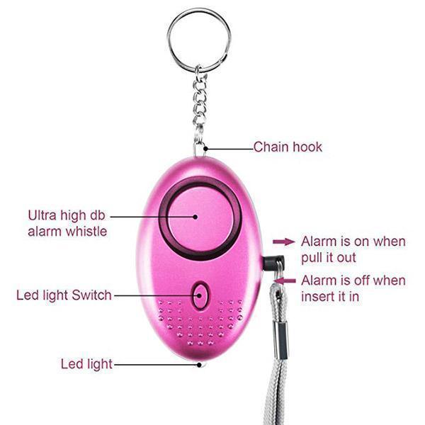 Ihrtrade Emergency Personal Alarm Keychain