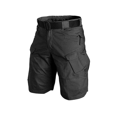 Lighteme Short tactique pour homme 11" Imperméable Randonnée Pêche Respirant Séchage rapide Short cargo court (SANS ceinture) 