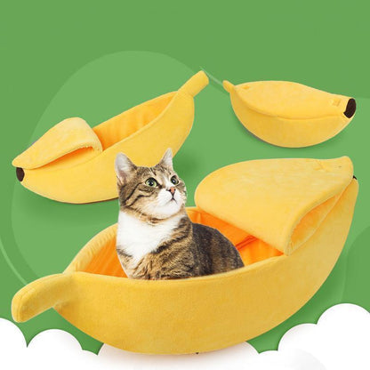 Lit banane pour chat mignon Lighteme