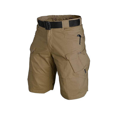 Lighteme Short tactique pour homme 11" Imperméable Randonnée Pêche Respirant Séchage rapide Short cargo court (SANS ceinture) 
