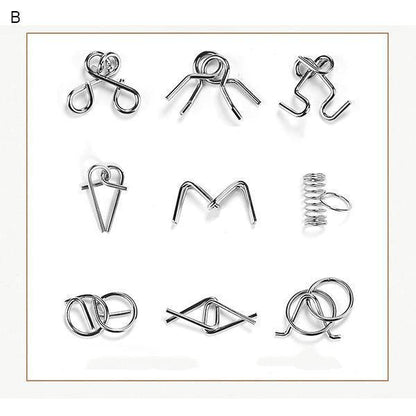 Maillon Lighteme à neuf anneaux entrelacés (7 types)