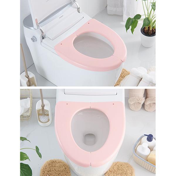 Abattant de toilette pliable en plastique Lighteme (3 couleurs)